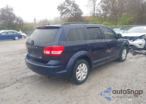 2017 Dodge Journey Se из США, поврежденный, VIN 3C4PDCAB1HT524387